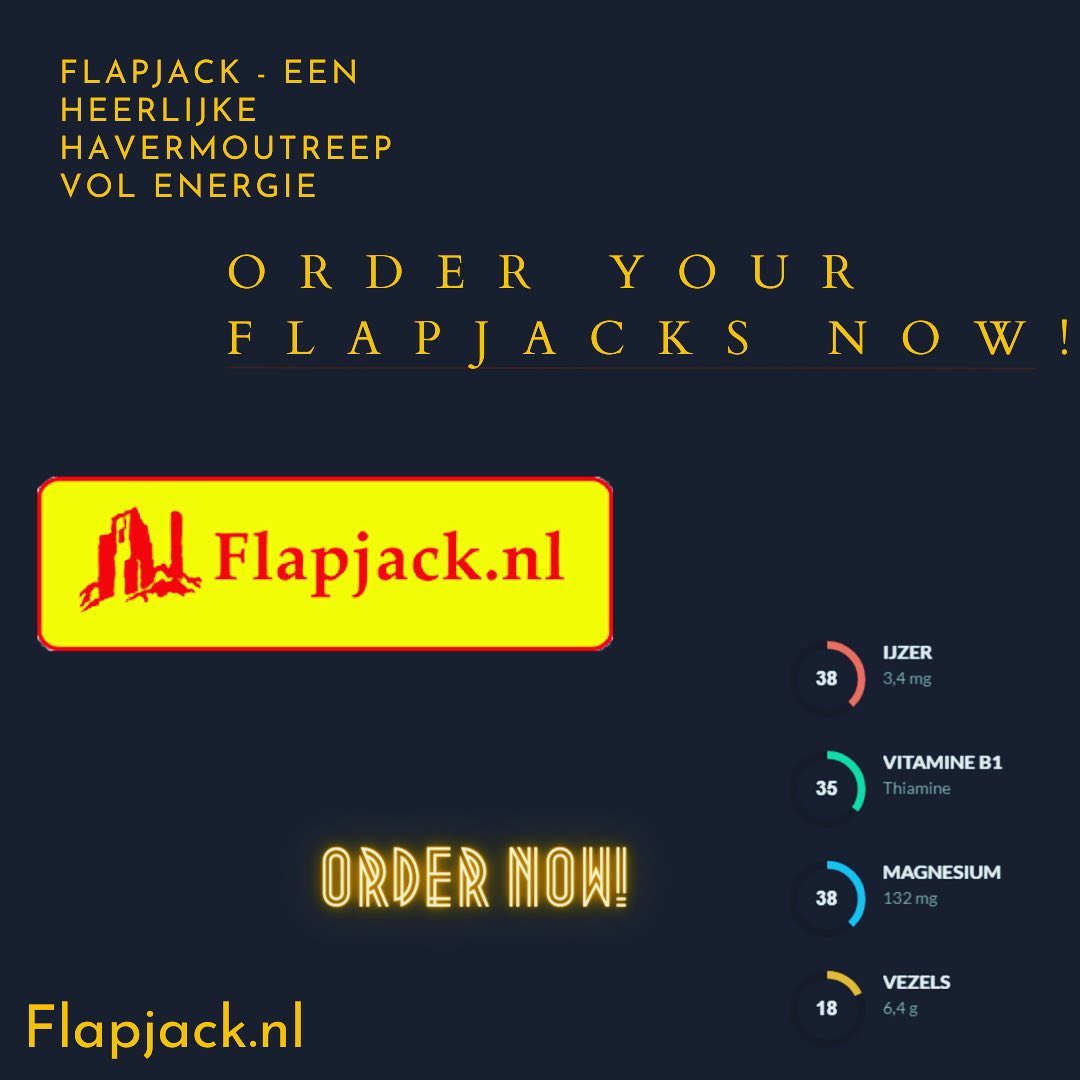 Going on a cycling holiday? 🌞 Don’t forget to order your flapjacks at our sponsor flapjack.nl 😉
